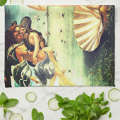 Die Geburt der Venus Geschirrtuch (Gefaltet)