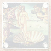 Die Geburt der Venus Glasuntersetzer (Rückseite)