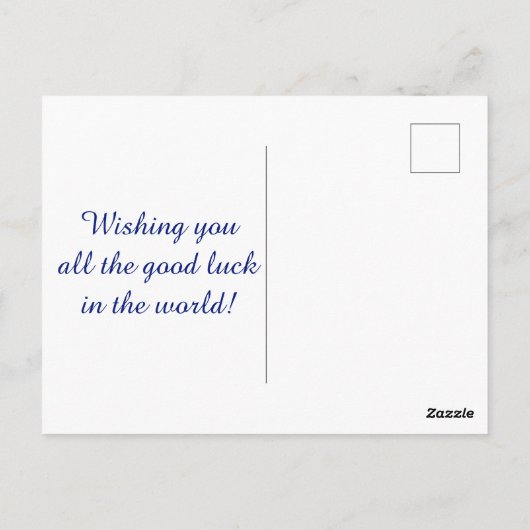 Die Geburt der Venus in der Großen Welle Postkarte (Rückseite)