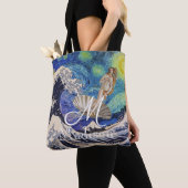 Die Geburt der Venus in der Großen Welle Tasche (Von Nahem)