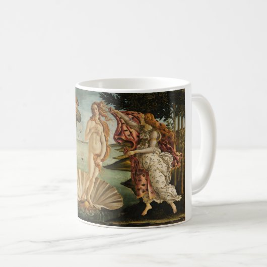 Die Geburt der Venus Kaffeetasse (VorderseiteRechts)