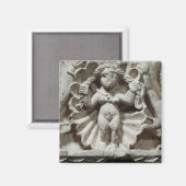 Die Geburt der Venus (Kalkstein) Magnet (Vorderseite/Rückseite)