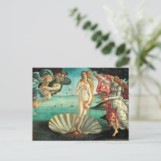 Die Geburt der Venus - Klassische Kunst von Bottic Postkarte (Stehend Vorderseite)