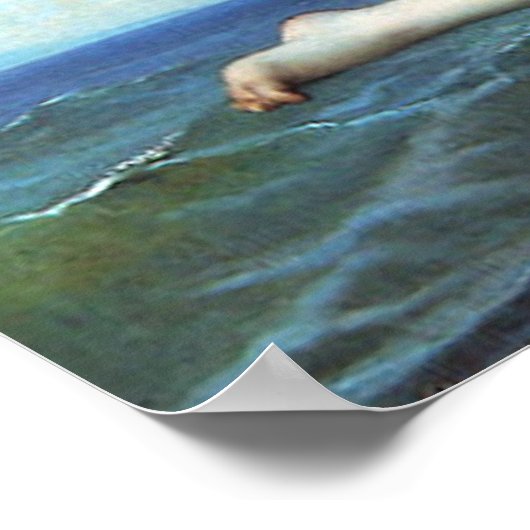 Die Geburt der Venus Poster (Ecke)