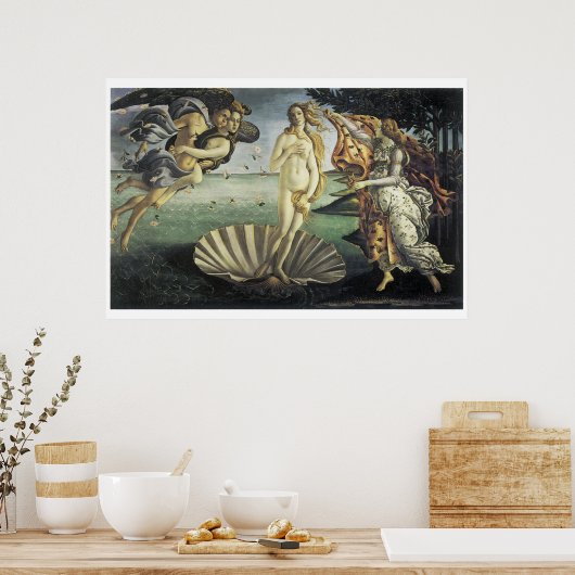 Die Geburt der Venus Poster (Küche)