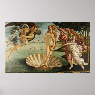 Die Geburt der Venus Poster