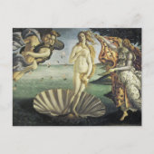 Die Geburt der Venus Postkarte (Vorderseite)