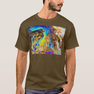 Die Geburt der Venus psychedelisch 2 T-Shirt