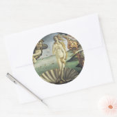 Die Geburt der Venus Runder Aufkleber (Umschlag)