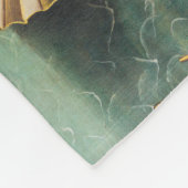 Die Geburt der Venus, Sandro Botticelli, 1485 Fleecedecke (Ecke)