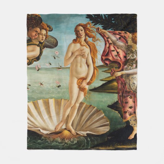 Die Geburt der Venus, Sandro Botticelli Fleecedecke (Vorderseite)