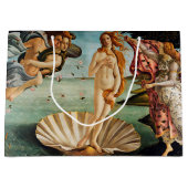 Die Geburt der Venus, Sandro Botticelli Große Geschenktüte (Vorderseite)