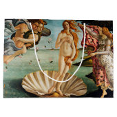 Die Geburt der Venus, Sandro Botticelli Große Geschenktüte (Rückseite)