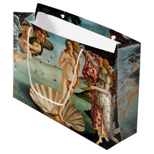 Die Geburt der Venus, Sandro Botticelli Große Geschenktüte