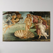 Die Geburt der Venus - Sandro Botticelli Poster (Vorne)