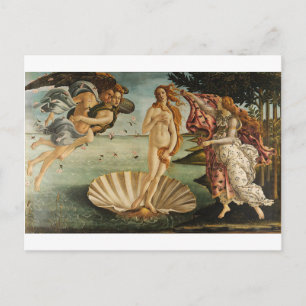 Die Geburt der Venus - Sandro Botticelli Postkarte