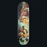 Die Geburt der Venus Skateboard<br><div class="desc">Die Geburt der Venus-A Kunstwerke des Florentiner Malers Sandro Botticelli. Die zwischen 1484-1486 bemalte Venus zeigt die Göttin der Liebe Venus, nachdem sie als erwachsene Frau aus dem Meer hervorging, steht die Venus auf einer Muschel und wird von Zephyr, dem Gott des Westwinds, an die Küste geworfen. Horae, Göttinnen der...</div>