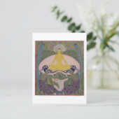 Die Geburt der Venus (Tinte und W/c auf Papier) (s Postkarte (Stehend Vorderseite)