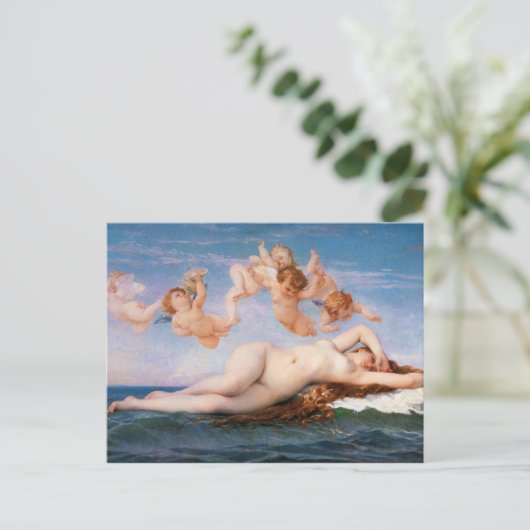 Die Geburt der Venus von Alexandre Cabanel aus dem Postkarte (Stehend Vorderseite)
