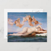 Die Geburt der Venus von Alexandre Cabanel aus dem Postkarte (Vorne/Hinten)
