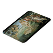 Die Geburt der Venus von Botticelli Magnet (Linke Seite)
