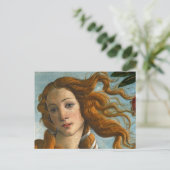 Die Geburt der Venus von Botticelli Postcard Postkarte (Stehend Vorderseite)