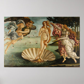 Die Geburt der Venus von Botticelli - Poster