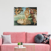 Die Geburt der Venus (von Sandro Botiicelli) Leinwanddruck (Insitu (Wohnzimmer))