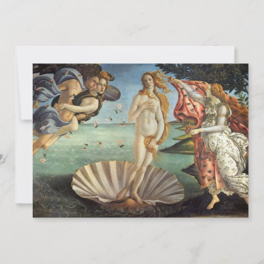 Die Geburt der Venus von Sandro Botticelli (Vorderseite)