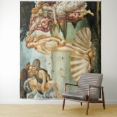 Die Geburt der Venus von Sandro Botticelli (1485) Wandteppich (Beispiel)