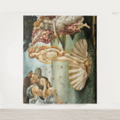 Die Geburt der Venus von Sandro Botticelli (1485) Wandteppich (Vorderseite)