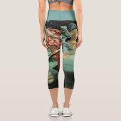 Die Geburt der Venus von Sandro Botticelli Capri Leggings (Rückseite)