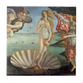 Die Geburt der Venus von Sandro Botticelli Fliese (Vorderseite)