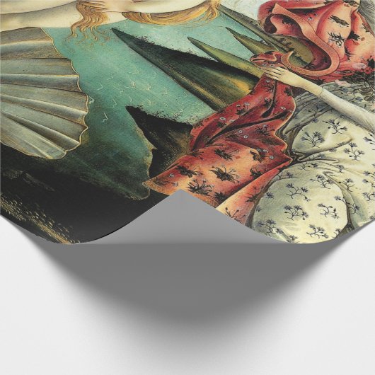 Die Geburt der Venus von Sandro Botticelli Geschenkpapier (Ecke)