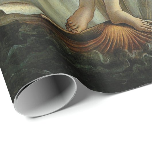 Die Geburt der Venus von Sandro Botticelli Geschenkpapier (Rolleneckpunkt)