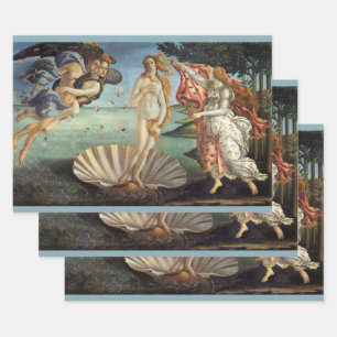 Die Geburt der Venus von Sandro Botticelli Geschenkpapier Set