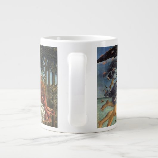 Die Geburt der Venus von Sandro Botticelli Jumbo-Tasse (Rückseite)