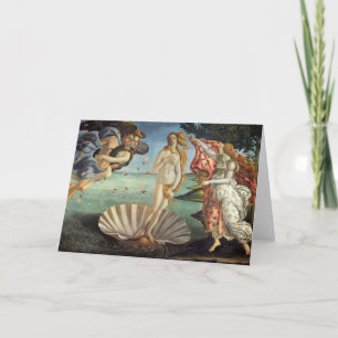 Die Geburt der Venus von Sandro Botticelli Karte