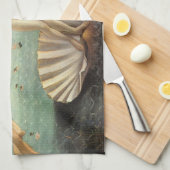 Die Geburt der Venus von Sandro Botticelli Küchentuch (Viertel Falte)