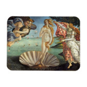 Die Geburt der Venus von Sandro Botticelli Magnet (Horizontal)