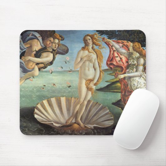 Die Geburt der Venus von Sandro Botticelli Mousepad (Mit Mouse)