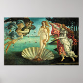 Die Geburt der Venus von Sandro Botticelli Poster (Vorne)