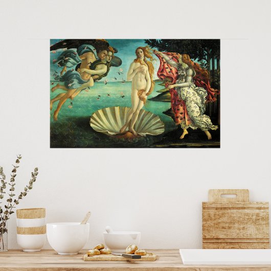 Die Geburt der Venus von Sandro Botticelli Poster (Küche)