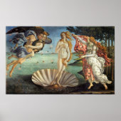 Die Geburt der Venus von Sandro Botticelli Poster (Vorne)