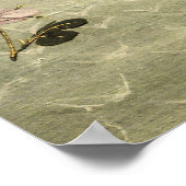 Die Geburt der Venus von Sandro Botticelli Poster (Ecke)