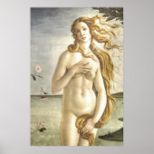 Die Geburt der Venus von Sandro Botticelli Poster (Vorne)
