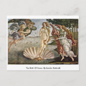 Die Geburt der Venus. von Sandro Botticelli Postkarte (Vorderseite)