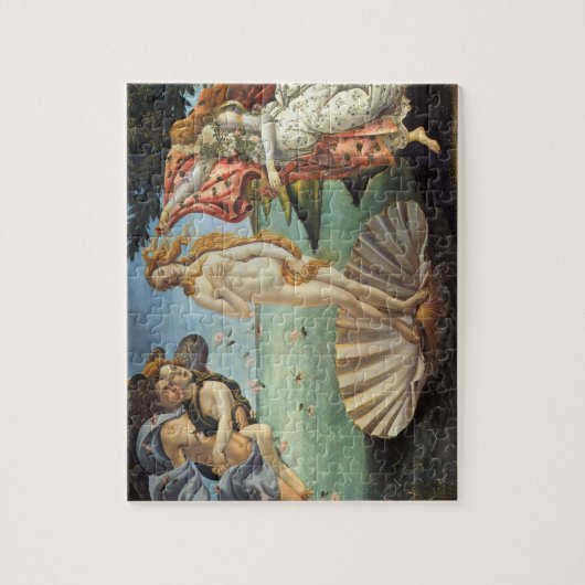 Die Geburt der Venus von Sandro Botticelli Puzzle (Vertikal)