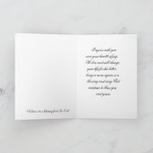 Die Geburt des Glückwunsch-Sohns Karte (Innenseite)