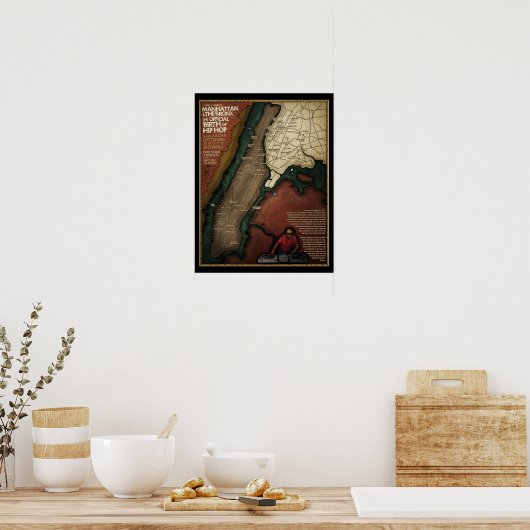 Die Geburt des Hip Hop Poster (Küche)